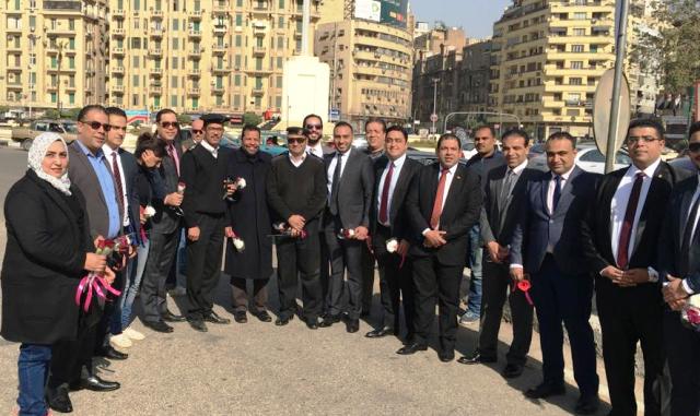 اتحاد شباب الأحزاب  يهنئ رجال الشرطة بعيدهم 