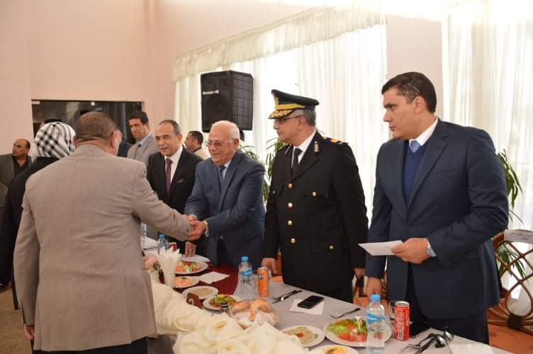 الغضبان يكرم شهداء الشرطة ببورسعيد