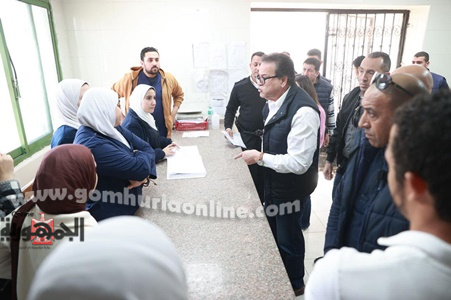 وزير الصحة خلال جولته اليوم