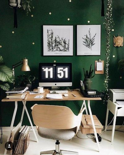 طاقه ايجابيه باللون الأخضر  في بيتك