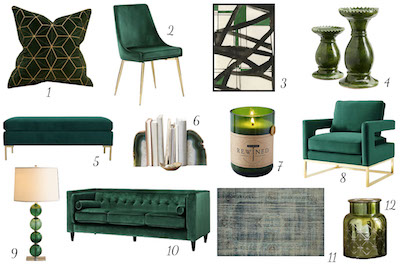 طاقه ايجابيه باللون الأخضر  في بيتك