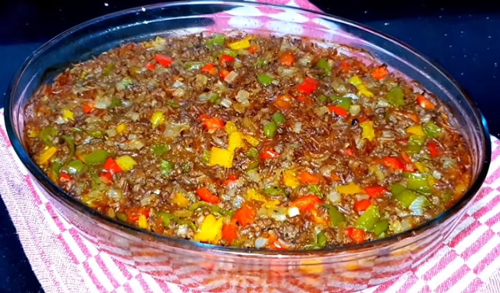 طاجن لسان العصفور بالعصاج والخضروات 