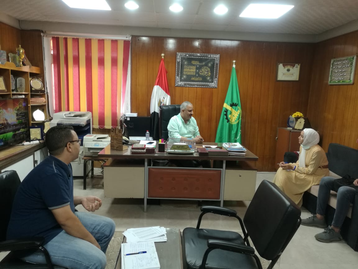   وكيل الشباب والرياضة بالقليوبية يلتقى فريق yly 