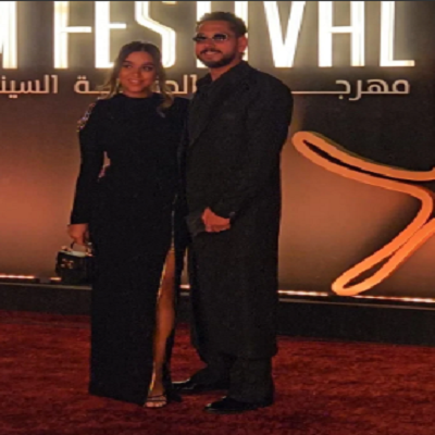 محمود شاهين وزوجته 