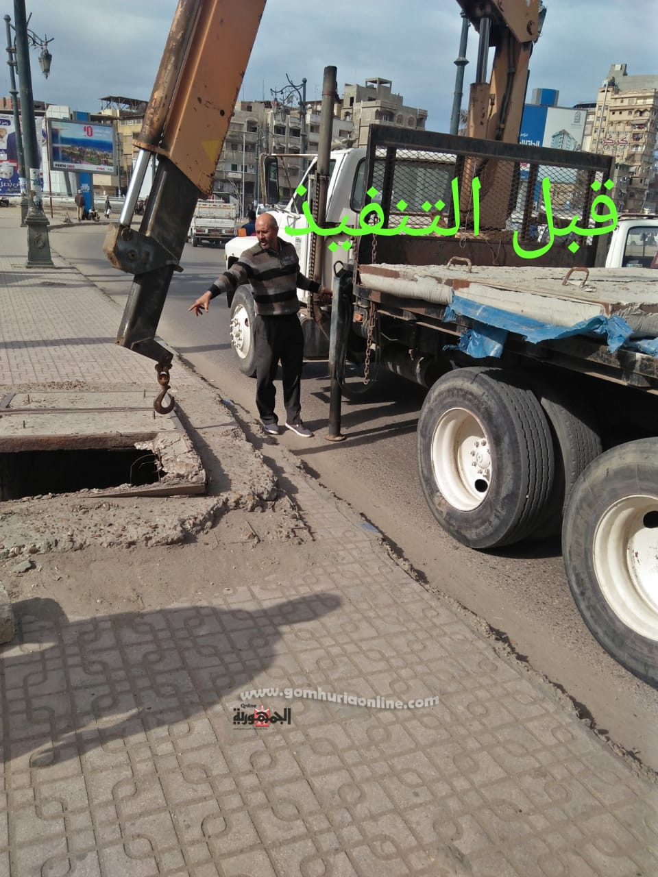 محافظ دمياط تأمر بتغطية بيارات الرى بالترعة الشرقاوية بالشهابية 