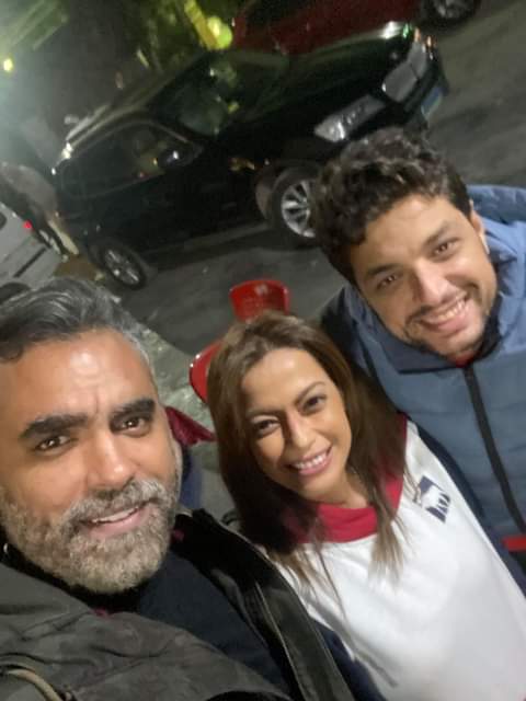 نجوم مسلسل(فى يوم وليلة)يحتفلون بانتهاء العمل