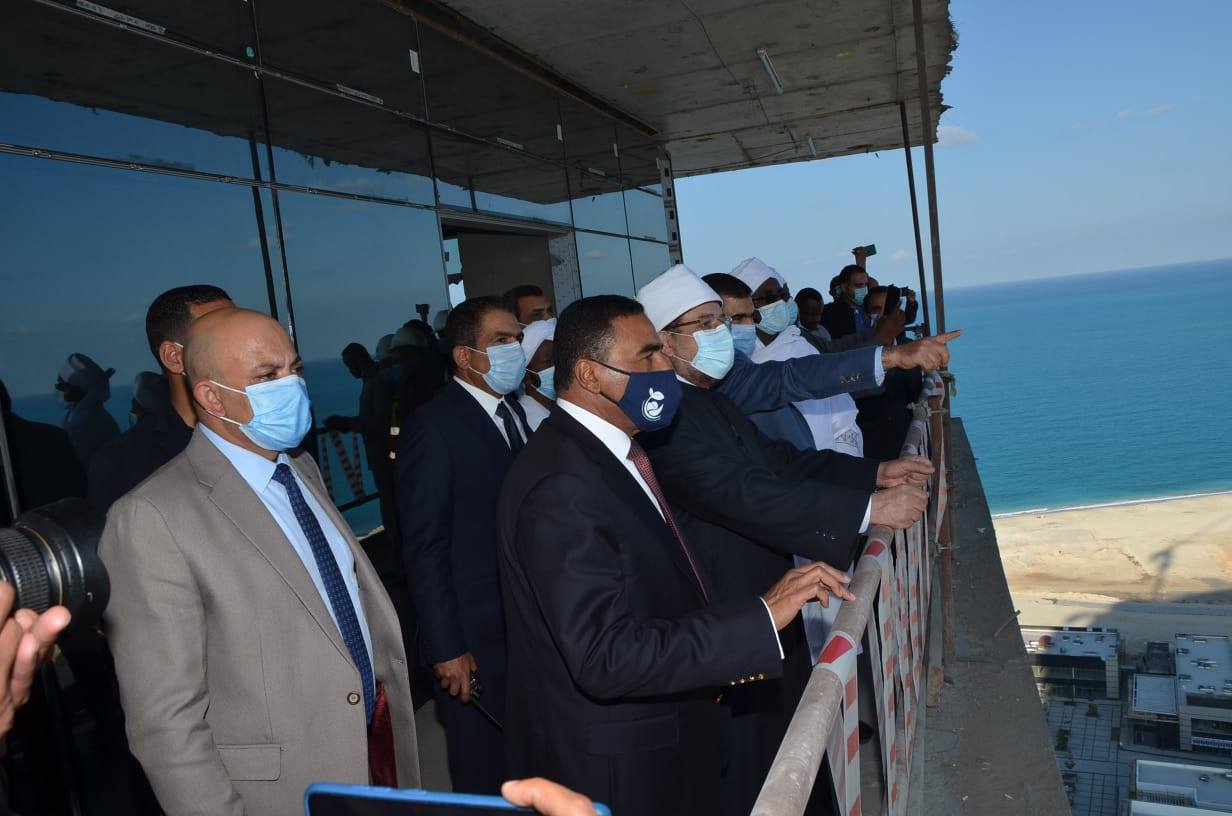 وزير الاوقاف المصري والسوداني في العلمين