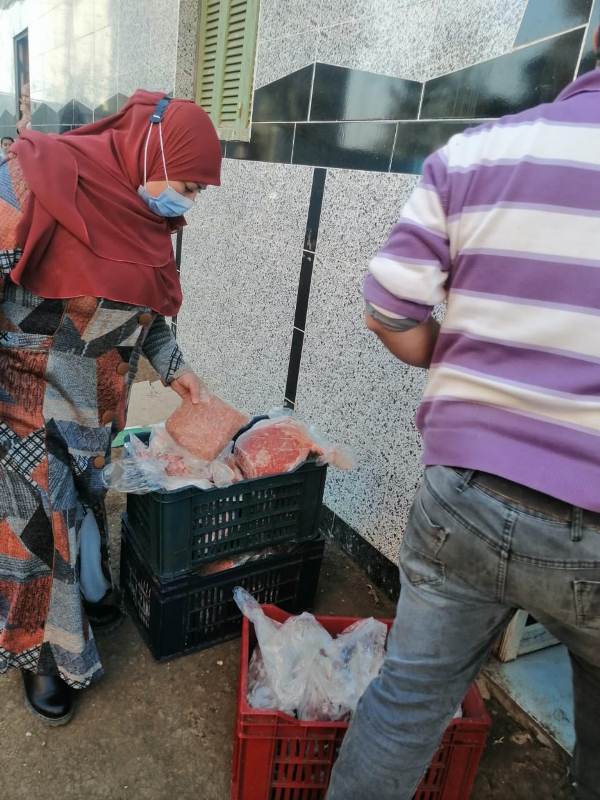 ضبط مصنع بسطرمة بمنوف لحيازته لحوم غير صالحة للاستهلاك الآدمي   