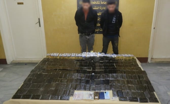  ضبط 3 مجرمين بـ50 كيلو حشيش في القاهرة والقليوبية