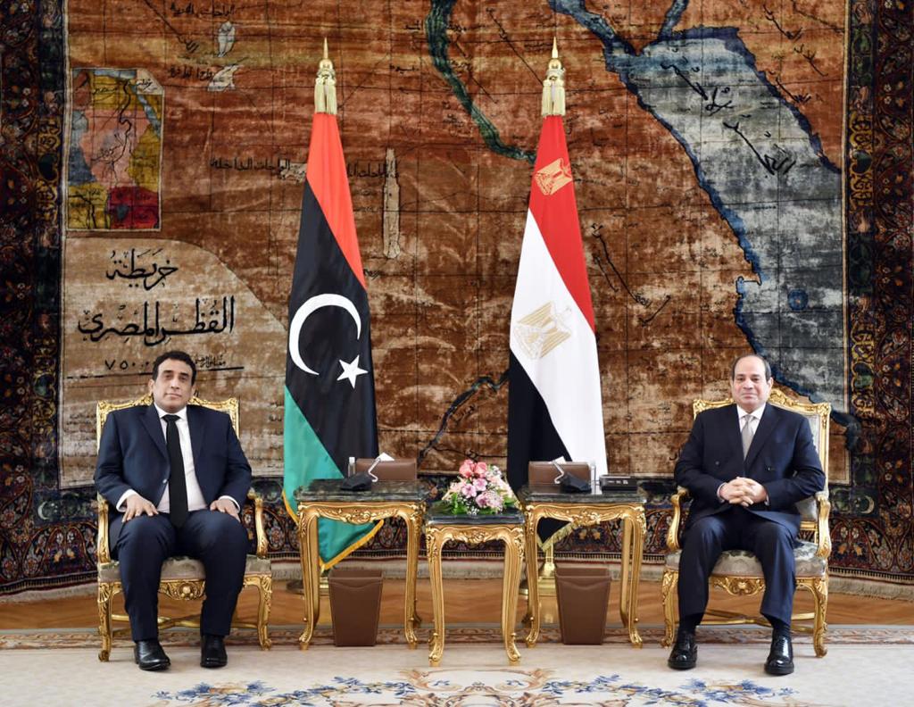 الرئيس السيسي يستقبل رئيس المجلس الرئاسي الليبي.. صور
