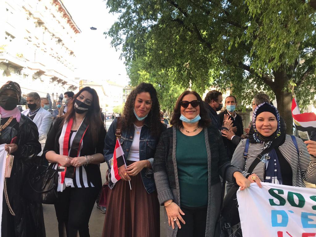 وقفة حاشدة للجالية المصرية ومطالبة البرلمان الأوروبى والحكومة الإيطالية بدعم موقف مصر والسودان بشأن سد النهضة