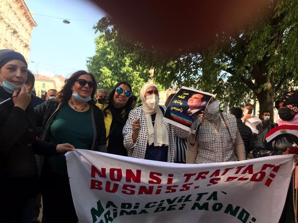وقفة حاشدة للجالية المصرية ومطالبة البرلمان الأوروبى والحكومة الإيطالية بدعم موقف مصر والسودان بشأن سد النهضة