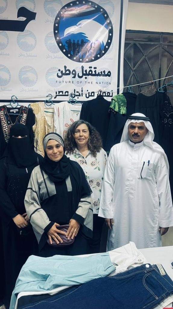 عضو مجلس النواب بجنوب سيناء يفتتح معرض اهل الخير للملابس الجاهزة المخفضة هدية مستقبل وطن بدهب في العيد