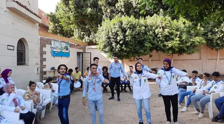 احتفالا بذكرى تحرير سيناء.. علم مصر على وجوه الاطفال  بمراكز شباب القليوبية