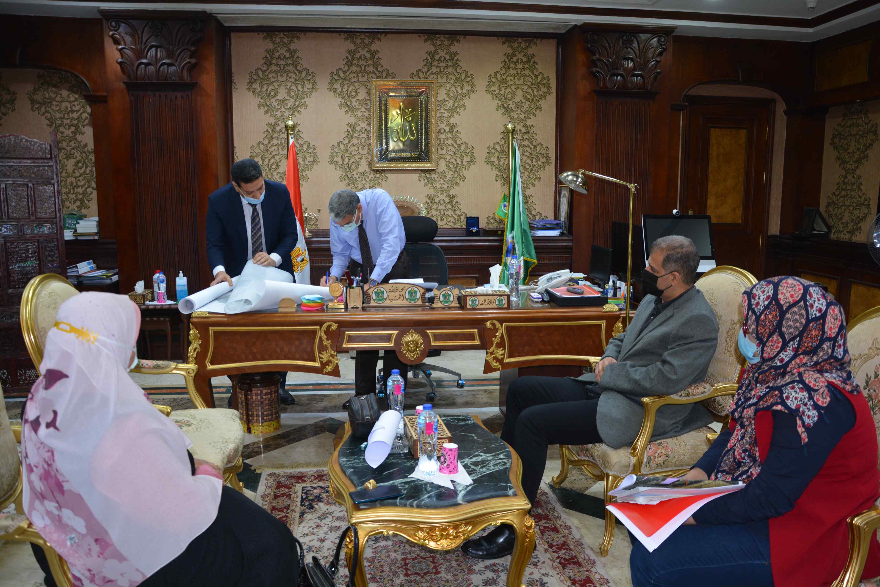 محافظ المنيا يعتمد المخطط الإستراتيجي لمدينة ديرمواس