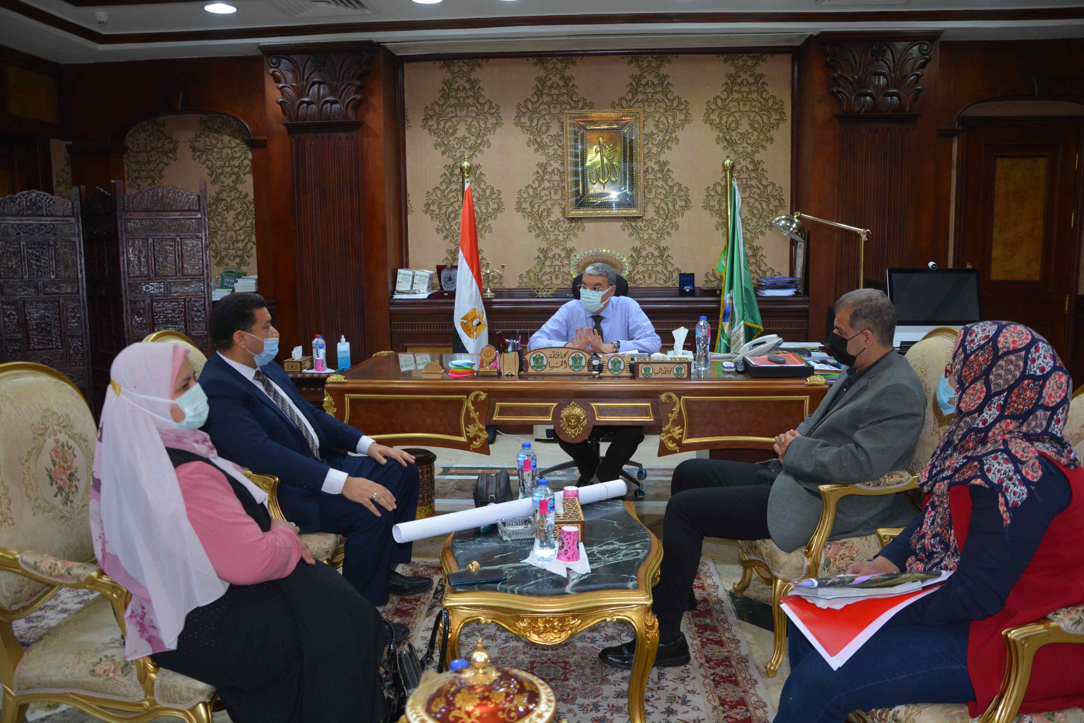 محافظ المنيا يعتمد المخطط الإستراتيجي لمدينة ديرمواس