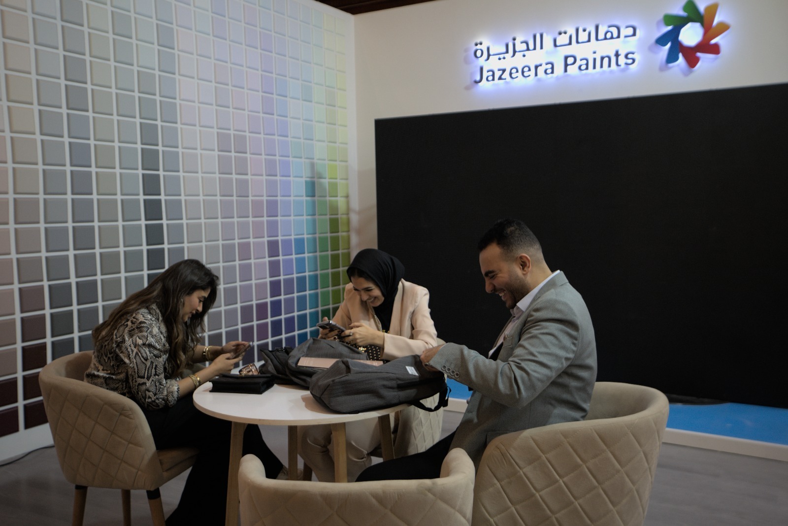 مشاركة الجزيرة للدهانات في معرض 