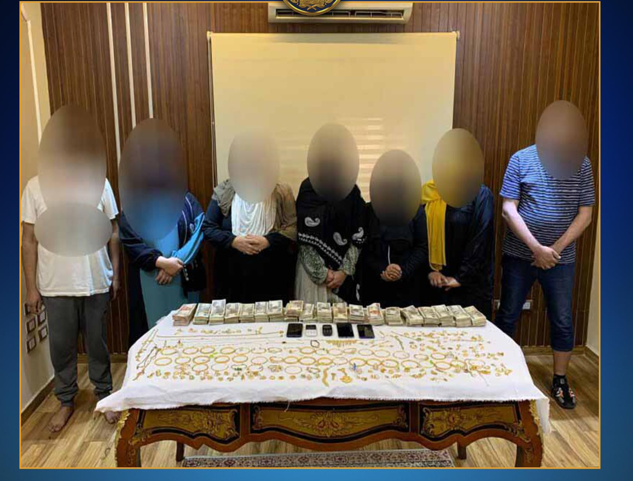 المتهمون والمضبوطات 