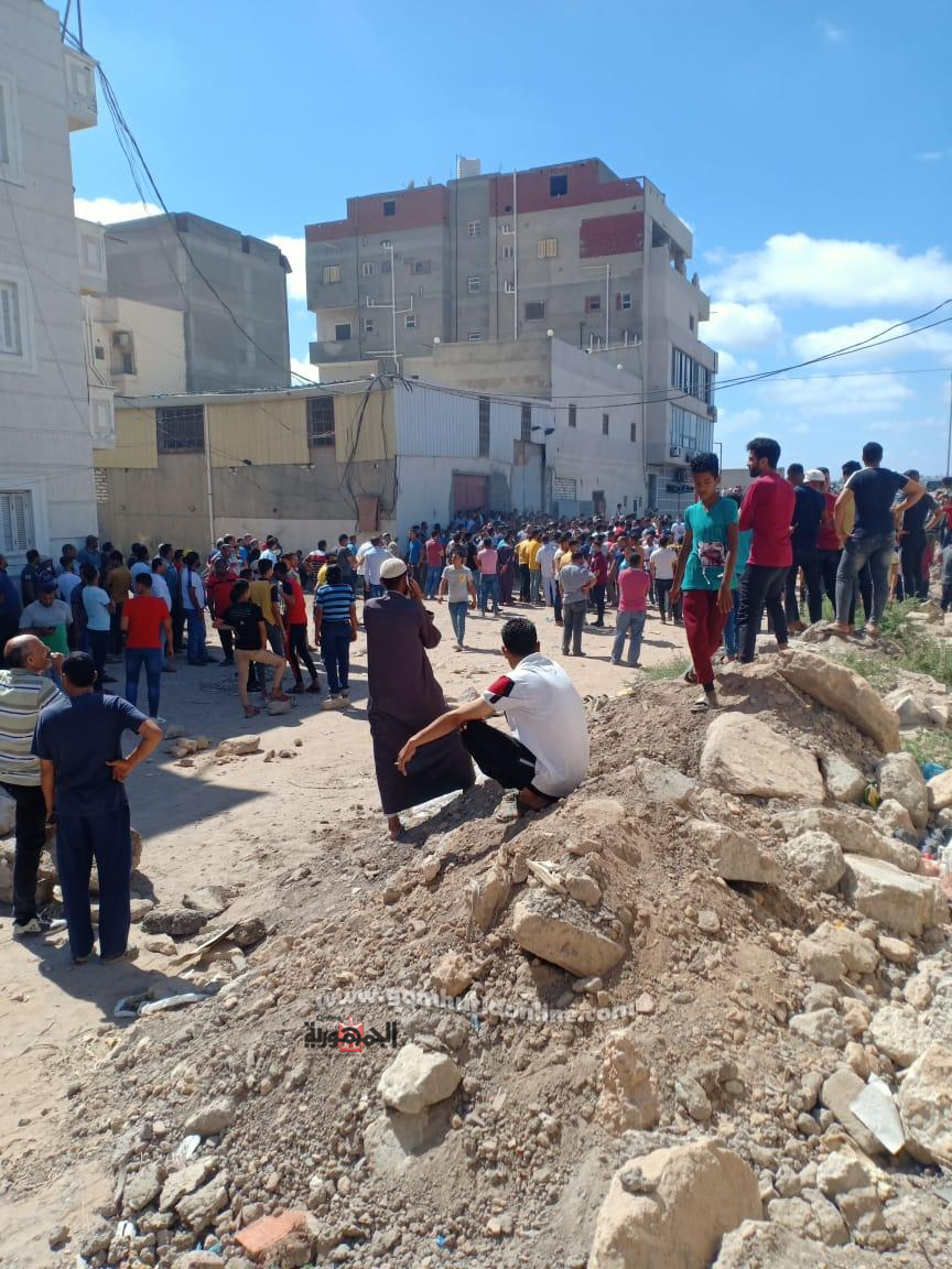 الاعتداء على حملة ازالة بقرية ابيس 10 والمحافظة تستغيث بالداخلية صور