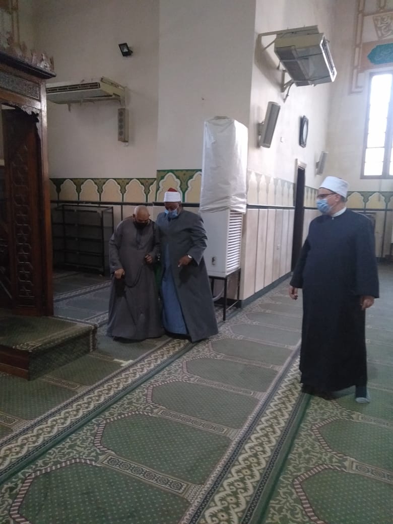 اوقاف الجيزة: ضوابط صارمة لمنع انتشار كورونا