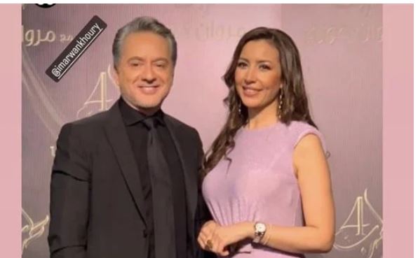 سر صورة جنات ومروان خورى على إنستجرام  