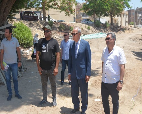محافظ القليوبية يتفقد مشروع مدينة بنها 