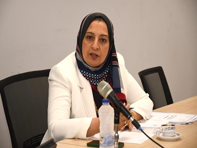  أ.د.غادة فاروق نائب رئيس جامعة عين شمس لشؤون خدمة المجتمع