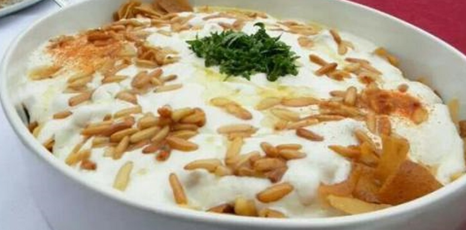 الفتة اللبنانية بالدجاج 