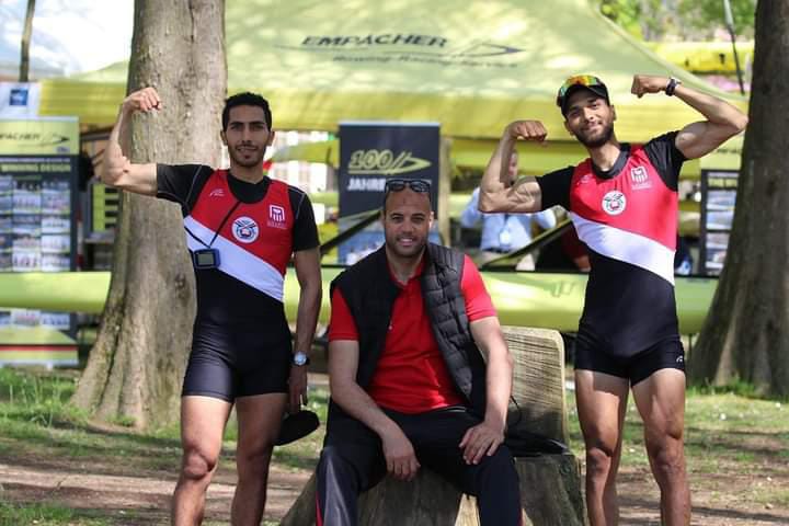 منافسات لاعبي مصر للتجديف