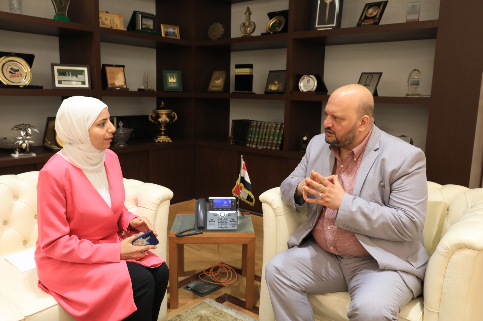 الدكتور إبراهيم نجم مستشار مفتي الجمهورية يتحدث لـ الجمهورية أون لاين