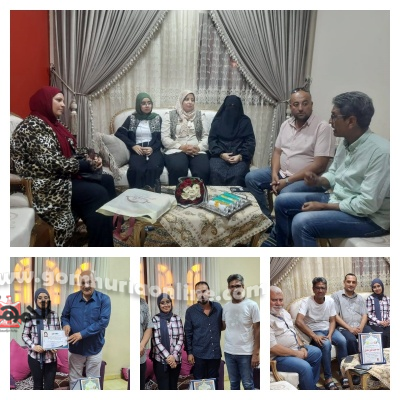 قويسنا تكرم الطالبة سما محمد فايز دندش الرابعة على الجمهورية في الثانوية العامة 2025