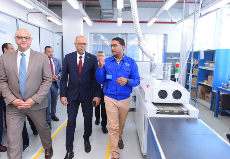 وزير العمل محمد جبران ومحافظ القليوبية