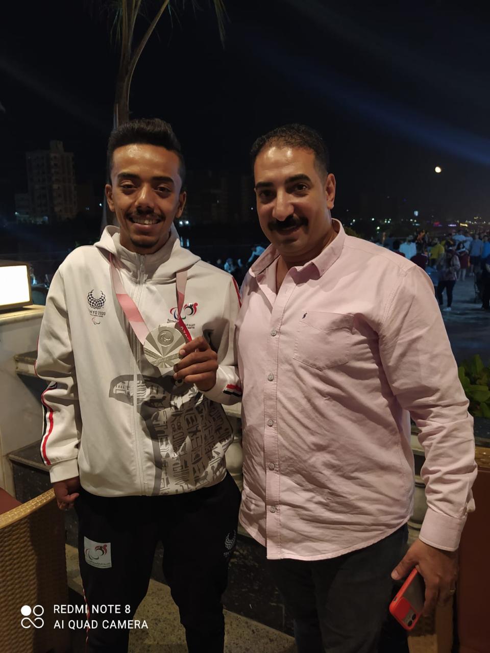 صور .. محمد ياسر الزيات بطل فضية الباراتيكوندو بطوكيو: حلمي ذهبية باريس وكلمات الرئيس دفعه قوية  