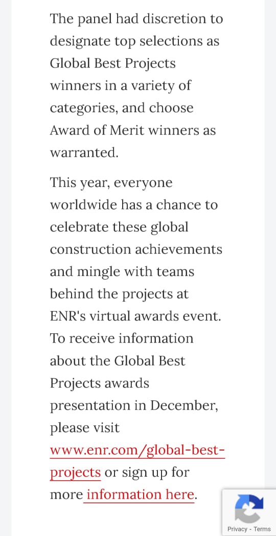 3 كيانات مصرية عملاقة تفوز بجوائز 2022 ENR لأفضل خمسة مشروعات عالمية