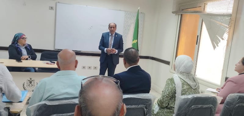 الدكتور تامر صلاح مختار وكيل وزارة التموين والتجارة الداخلية بالقليوبية