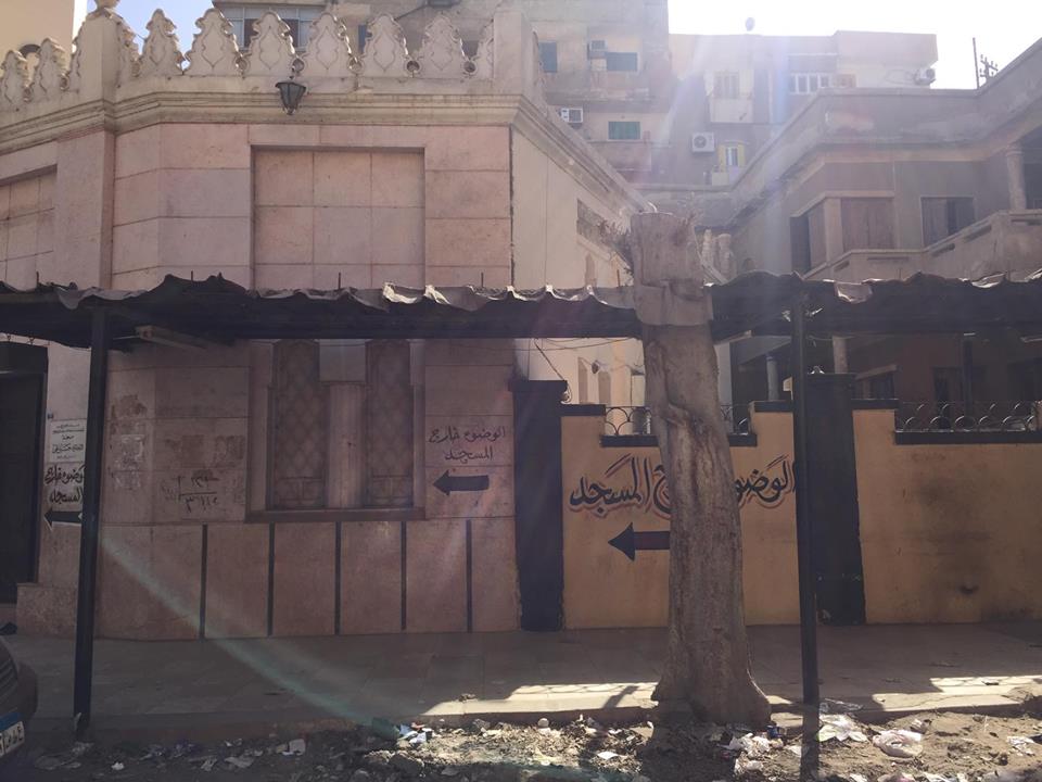 قطع جائر لشجرة معمره امام مسجد حسنين بشارع الشيتي بطنطا