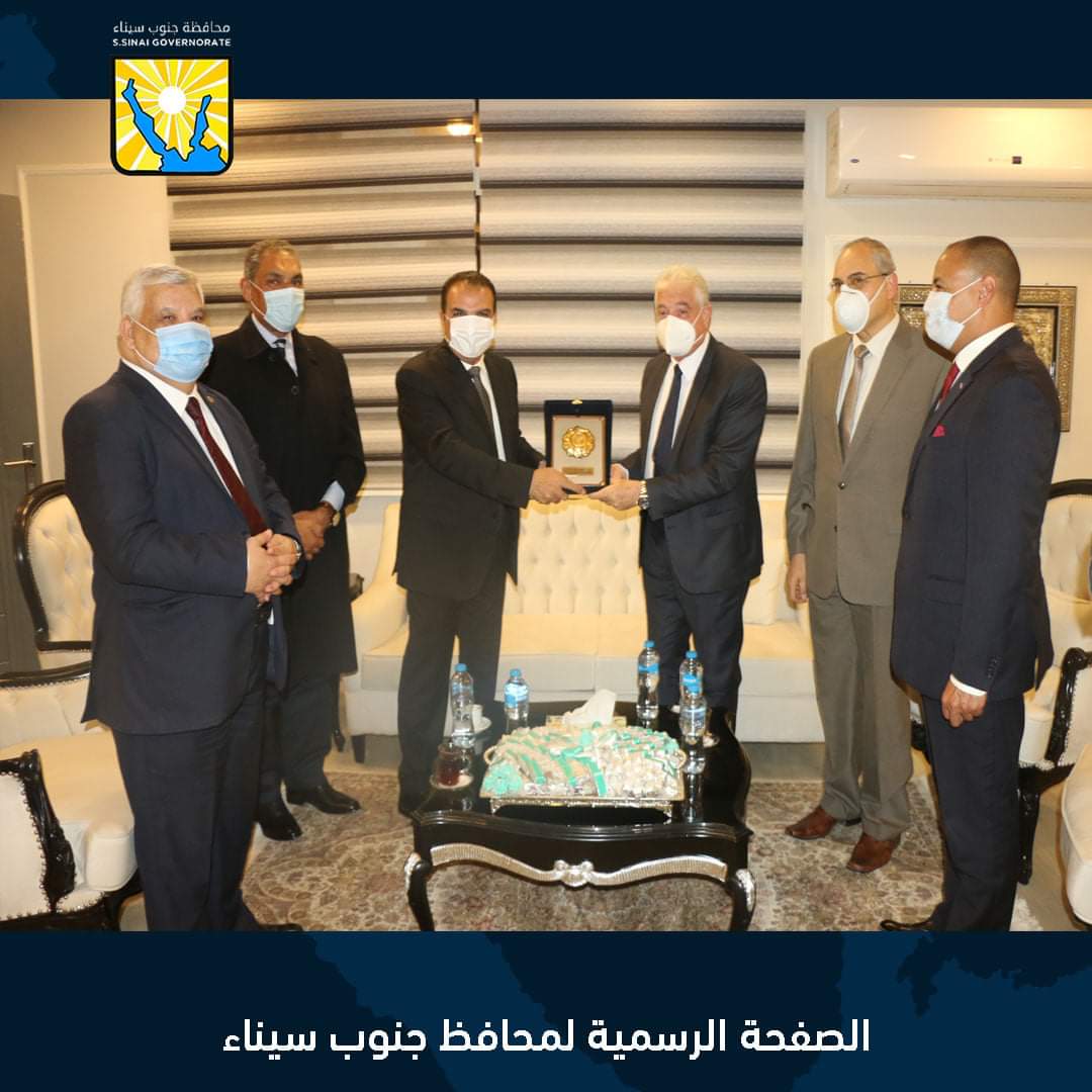محافظ جنوب سيناء يهنئ مدير الأمن بعيد الشرطة 69