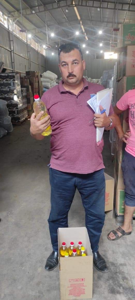 صحة القليوبية تضبط ٣٦٠٠ زجاجة زيت طعام مغشوشة بالقناطر الخيرية