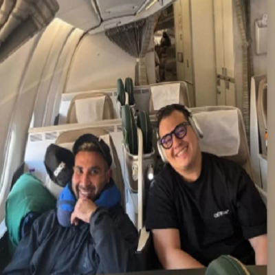أحمد سعد والملحن أحمد طارق يحيي 