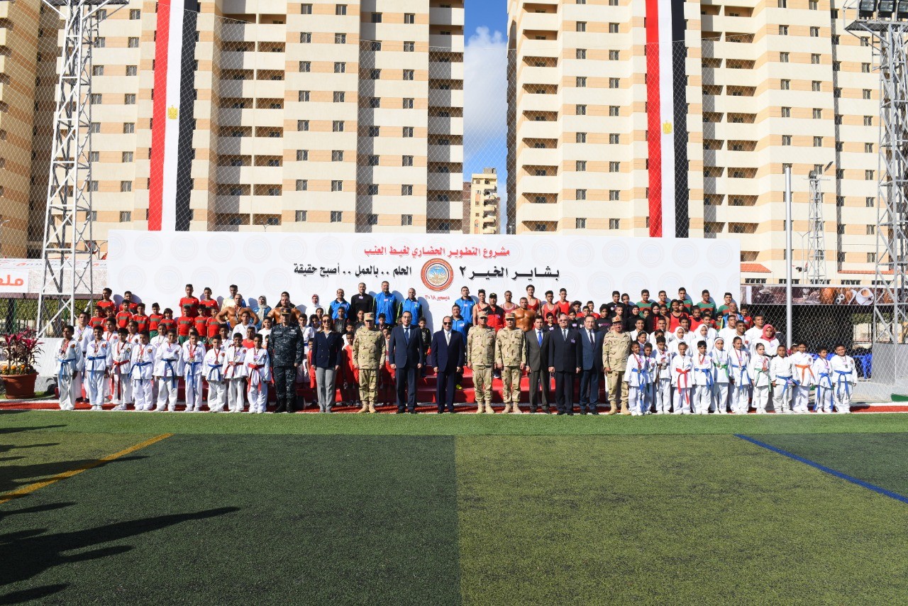 السيسى  الاسكان ساهمت بنحو 600 مليون جنيه ببشاير الخير حتى الان