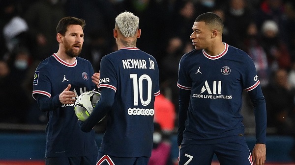 نيمار وميسى ومبابى 