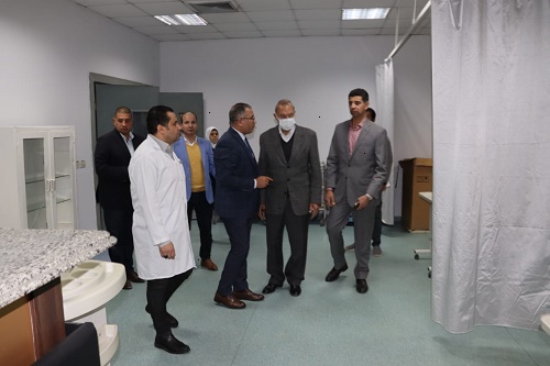 محافظ القليوبية يتفقد مستشفيات طوخ العام والحميات وبهتيم للجراحات