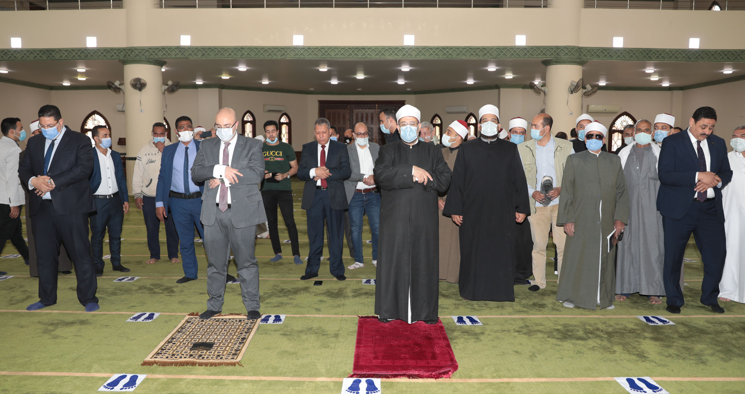 وزير الأوقاف ومحافظ بني سويف يفتتحان مسجدا بالمدينة الجديدة..صور
