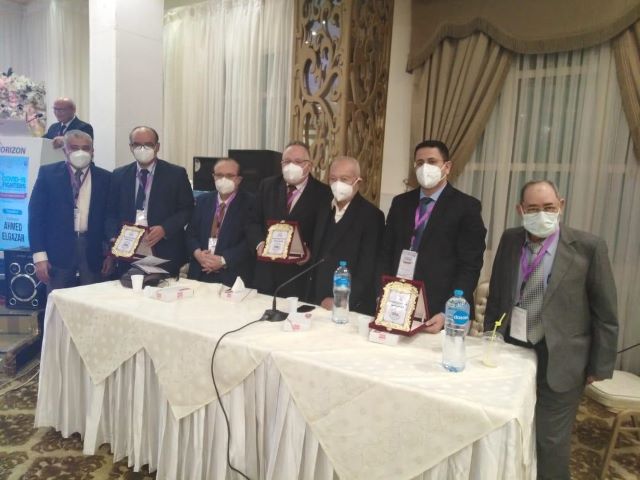 مؤتمر قسم الأمراض الصدرية بجامعة المنصورة لمحاربة كوفيد 19.. بالصور