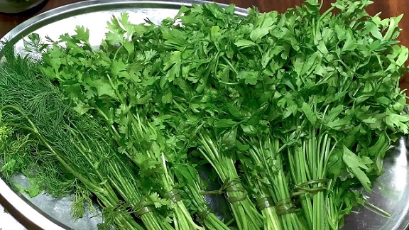 تخزين الخضرة بدون تفريز