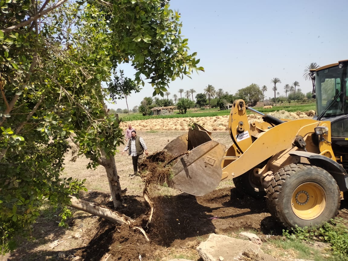 السيطرة على حريق بالهضبة ورفع كفاءة وتطوير شارع الهرم