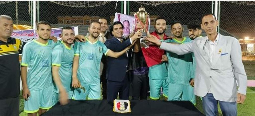 الشيخ زويد يتوج بكأس بطولة عيد تحرير سيناء للميني فوتبول 