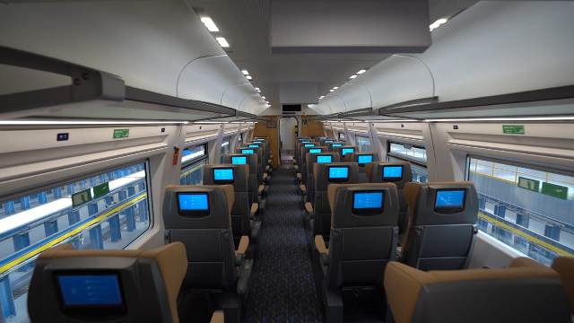  النقل :اطلاق التشغيل التجريبي لقطارات تالجو الاسبانية الفاخرة بدون ركاب..صور