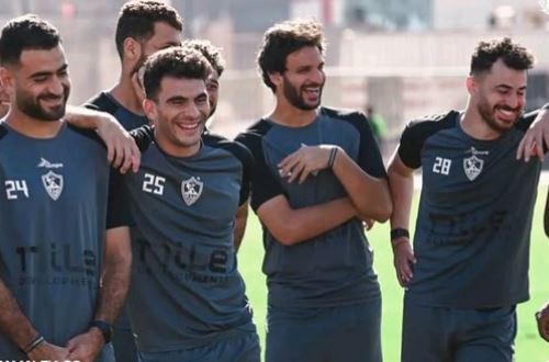 فرحة لاعبي الزمالك