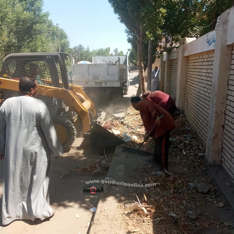 حملة مكبرة للنظافة العامة في مدينة ادفو